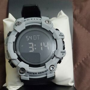Ativa Grey and Black Digital Sports Watch